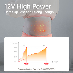 Nouvelle <span class=keywords><strong>ceinture</strong></span> de soutien <span class=keywords><strong>lombaire</strong></span> électrique 2026 avec massage abdominal au graphène et fonction <span class=keywords><strong>chauffante</strong></span> - Product Image 1