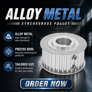 Polea de Sincronización Tipo 3M-AF, 24-72 Dientes, 21-TAA-3M, Aleación de Aluminio, 26 mm de Diámetro Exterior, <span class=keywords><strong>ACCD</strong></span> OEM - Product Image 2