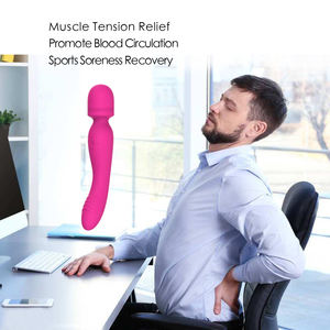 Masajeador de Silicona de Doble Cabezal con Función Musical para Alivio de Espalda/Cuerpo, Potente Masajeador con Doble Motor - Product Image 3