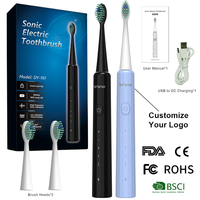 Cepillo de Dientes Eléctrico Negro Portátil Ultrasónico Impermeable Automático Inteligente Sónico Recargable Alibaba Chile