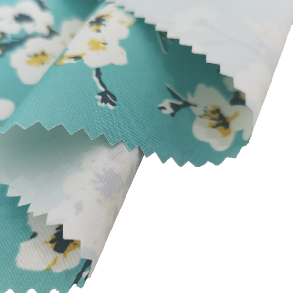 custom print 100D 4 way stretch 92% polyester 8% spandex fabric with TPU membrane coating