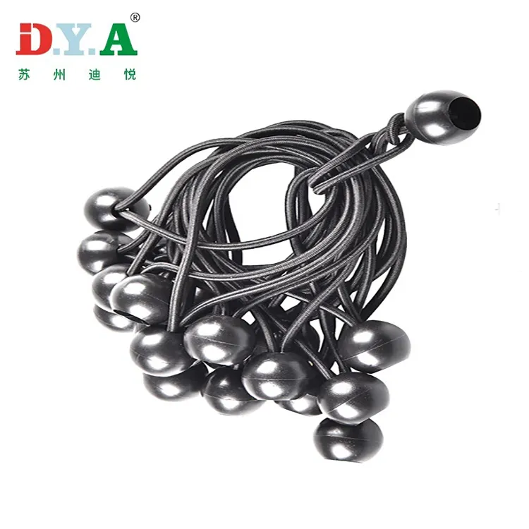 Heavy Duty Bungee Dây Rope Đàn Hồi Đen Bungee Bóng Dây Cho Lều