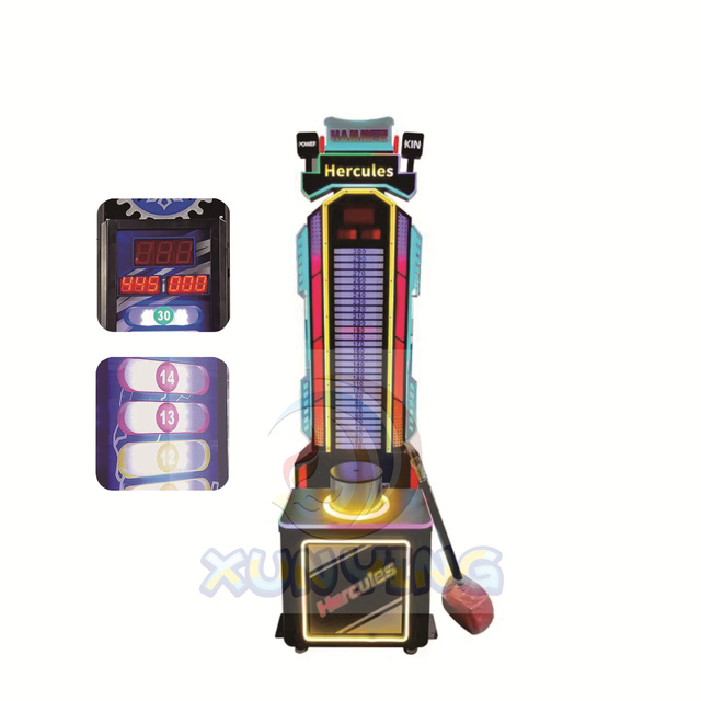 Coin Operated Ticket Redemption King of Hammer Lottery Redemption Game Machine Arcade Boxing Game Machine
