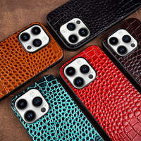 Haute qualité pour iphone 14pro Max étui de téléphone en cuir véritable iphone 13 12 14 15 16 Pro Max étui TPU + étui de téléphone en cuir personnalisé
