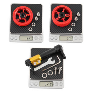 MUQZI Vélo pliant personnalisé en alliage d'aluminium Easywheel 61.7mm Easy Wheel avec <span class=keywords><strong>tige</strong></span> d'extension - Product Image 6