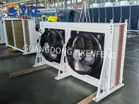 Refroidisseur évaporatif industriel YKF à faible bruit avec module à 6 ventilateurs, échangeur de chaleur à serpentin tubulaire, refroidisseur à sec pour l'industrie électrique