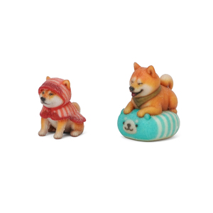 ของตกแต่งบ้าน DIY ไมโครแลนด์สเคป ของตกแต่งบ้านน่ารัก การ์ตูนเรซิ่นรูปสัตว์ ชิบะอินุ - ของตกแต่งกันฝนและของเล่น - Product Image 6