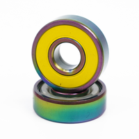 Roulements de skateboard en céramique sous vide Neo Chrome avec entretoises intégrées