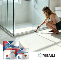 Colle adhésive imperméable en polyurée transparente de haute qualité en gros pour l'étanchéité des toilettes et des carreaux dans la construction
