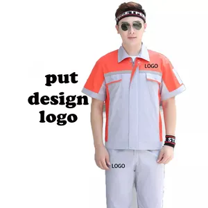 Summer Outdoor Workers Suit Custom Logo Workwear Save Reflective Factory Uniforms