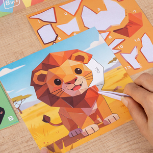 Mon premier livre de <span class=keywords><strong>stickers</strong></span> à peindre pour les loisirs créatifs, cadeaux d'anniversaire, jouets de voyage (avion, voiture), livre de <span class=keywords><strong>stickers</strong></span> réutilisable pour enfants garçons et filles - Product Image 6
