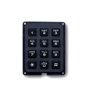 3x4 12 أزرار مصفوفة الرقمية التحكم في الوصول مخرب مقاومة الصناعية بوابة قفل الباب البلاستيك لوحة رقمية