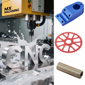 Op maat gemaakte precisie CNC-bewerkte onderdelen van aluminium, roestvrij staal, messing en metaal; 5-assige freesbewerking, draaibewerking, draadvonkbewerking voor machinale bewerking - Product Image 5