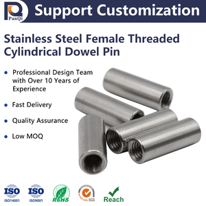 Barra Filettata Femmina in <span class=keywords><strong>Acciaio</strong></span> Inox 304 316, Tubo Cilindrico con Filettatura Metrica M3 M4 M5 M6 <span class=keywords><strong>M8</strong></span> M36, Vite e Dado Saldati - Product Image 1