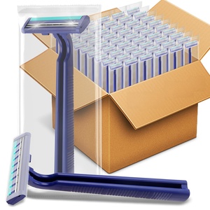 มีดโกนหนวดแบบใบมีดคู่สำหรับผู้ชาย แบบใช้แล้วทิ้ง - Product Image 1