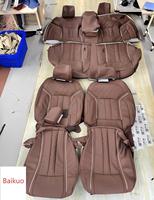 Pour BMW Série 1 2 3 4 5 6 7 X5 X3 X1 E90 E60 F30 F10 E39 F20 G20 Housses de siège de voiture sur mesure pour 5 sièges en cuir