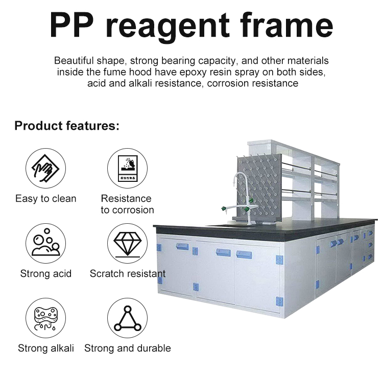 Chemical Laboratory Working Table Pp Reagent Frame