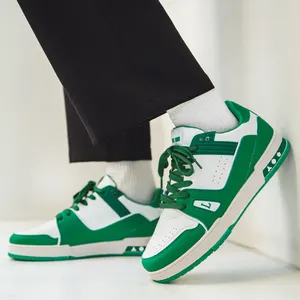 2022 hochwertige Skateboard Sneaker grüne Mode benutzer definierte Logo Männer Wanderschuhe neuesten Design OEM Schuhe für den Menschen