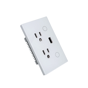 Enchufe de pared inteligente Wi-Fi/Zigbee estándar de EE. UU. con puerto USB-Control de voz compatible con <span class=keywords><strong>Alexa</strong></span> y Google Home - Product Image 4