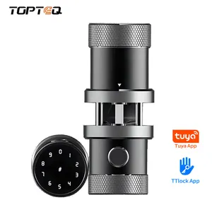 TOPTEQ TP6 Smart Door Lock TTlock Fingerprint Door Lock Knob Electric Lock With Gateway For Doors