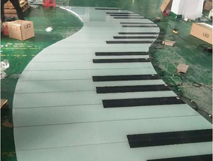 Décor <span class=keywords><strong>de</strong></span> fête interactif, écran DMX512, fond <span class=keywords><strong>de</strong></span> scène, piano, tapis disco IP67, miroir, dalles <span class=keywords><strong>de</strong></span> sol <span class=keywords><strong>LED</strong></span> 3D, lumières pour mariages - Product Image 4