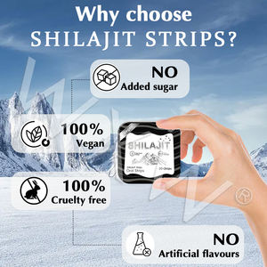 Professional Custom Natural <b>Shilajit</b> Oral Film <b>Resin</b> Pure Himalayan <b>Shilajit</b> Oral Strips Support Brain Function for Adults - Product Image 6