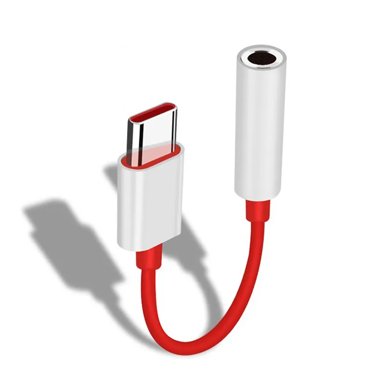 Mini taşınabilir TPE kapak 10cm ses aux kablo USB tip-c 3.5mm kulaklık adaptörü hub desteği müzik, arama ve tel kontrol