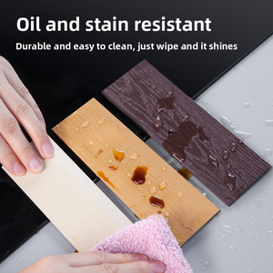 Persianas de PVC Impermeables con Diseño de Madera, Estilo Europeo para Baños, Eléctricas, Inteligentes, Resistentes al Fuego, de Alta Luminosidad - Product Image 3