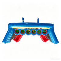 Juego de Baloncesto Inflable FAN BOUNCE Cuatro en Raya con Material de PVC Ecológico