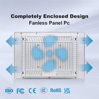 Ordinateur industriel PC personnalisé de plusieurs pouces avec écran tactile capacitif à rayons anti-infrarouge Panel PC étanche pour l'extérieur