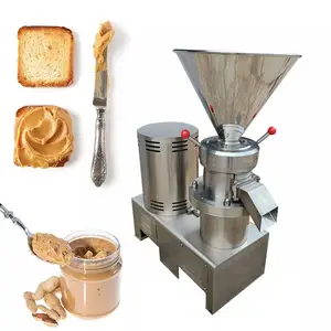 CE Approved Stainless Steel sesame maker Colloid mill grinding machine peanut butter sauce making machine