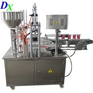 回転式液体水ペーストヨーグルトアイスクリームカップ充填シール機 - Product Image 3