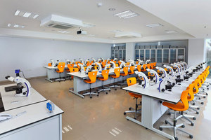 Mobilier de laboratoire de haute qualité, banc de laboratoire de <span class=keywords><strong>chimie</strong></span> pour l'étude de la physique, des sciences et de la biologique, Table de laboratoire des sciences - Product Image 3