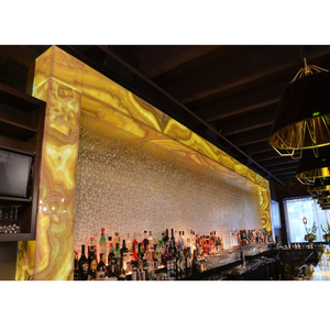 Quầy <span class=keywords><strong>bar</strong></span> thiết kế mới bằng đá cẩm thạch xuyên sáng cao cấp, đèn <span class=keywords><strong>LED</strong></span>, kiểu truyền thống, dùng cho nhà ở, quán <span class=keywords><strong>bar</strong></span>, câu lạc bộ đêm và khách sạn - Product Image 5