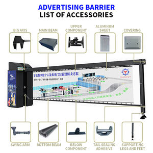 XGY ana kapı araba Driveway Acces uzaktan kumanda ağır 4.5m çit Boom park sistemi için reklam bariyer kapısı - Product Image 5