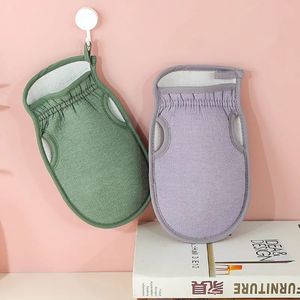 Gants exfoliants double face en polyester pour adultes, pour le nettoyage du corps - Product Image 5