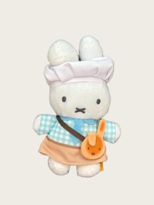 Peluche de Conejito Panadero Kawaii de 4 Pulgadas, Lindo Muñeco de Conejo de Peluche, <span class=keywords><strong>Mini</strong></span> Llavero de Animal, Colgante para Mochila, Regalo de Pascua para Niños - Product Image 3
