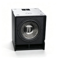 Nouveau I.EVOICE SUB115 Caisson de basses actif 15 pouces Système de sonorisation mini line array empilable Audio haute résolution Construction en contreplaqué de bouleau et métal