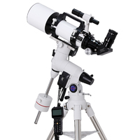 Telescopio Astronómico Refractor APO ED 102eq 102mm con Montura Ecuatorial Goto para Adultos, Telescopio Profesional de Astronomía