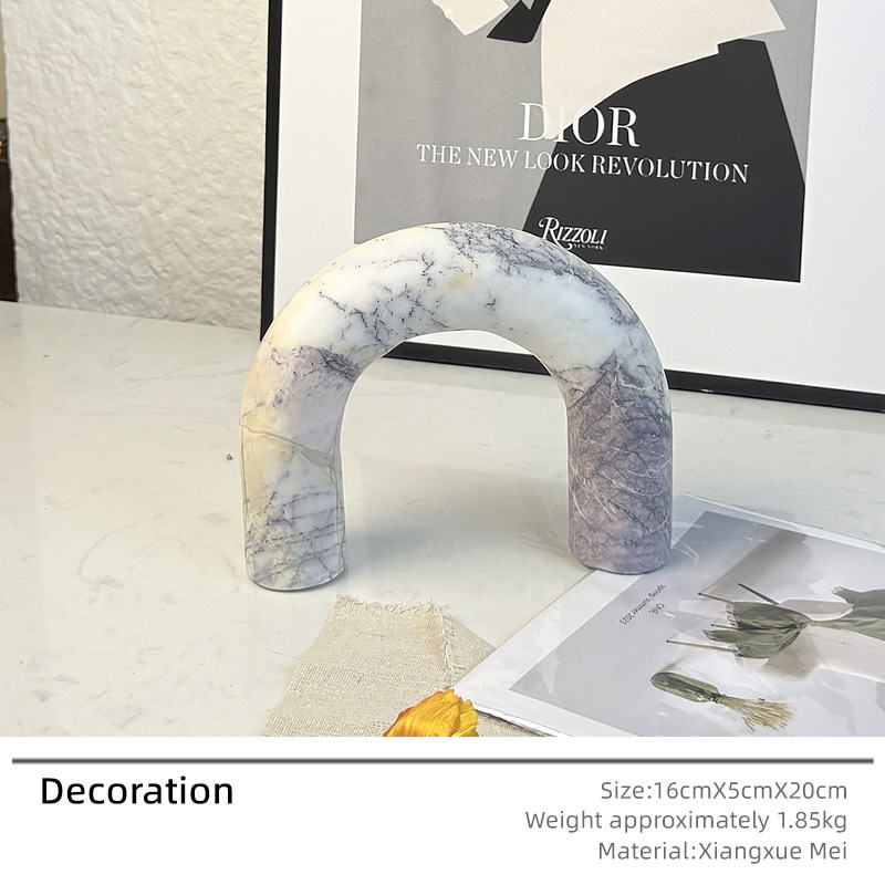 Texture marbre blanc/20*5*16cm