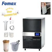 Machine à glaçons compacte Fomax pour usage commercial, 30 kg/24h, petite machine à glaçons fiable pour petits hôtels, bars et restaurants