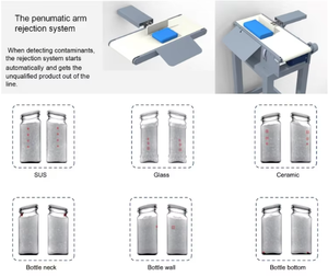 جهاز كشف الإبر للمنسوجات المنزلية عالي الحساسية، آلة فحص السلامة للأقمشة والملابس وأغطية الأسرة - Product Image 3