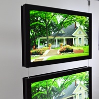 Bingkai Foto Video Digital LCD Komersial Gantung Dalam Ruangan Android Multi-Ukuran dengan Remote Control untuk Produk Promosi Real Estat
