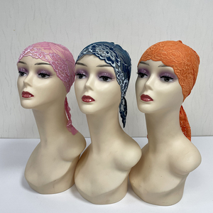 Bandana de encaje de estilo turco <span class=keywords><strong>para</strong></span> mujer, diseños de boda, hiyab y <span class=keywords><strong>turbantes</strong></span> <span class=keywords><strong>para</strong></span> mujer, venta al por mayor, de estilo turco, hiyab y <span class=keywords><strong>turbantes</strong></span> <span class=keywords><strong>para</strong></span> mujer - Product Image 3