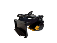 Accessoire de chargeuse compacte RDGM : pelle rétrocaveuse, excavatrice hydraulique, accessoires pour chargeuse sur chenilles, boîte de vitesses pour usage en construction