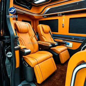 Sièges en cuir personnalisés pour voiture électrique VIP de luxe, sièges de capitaine pour Mercedes-Benz Sprinter, sièges conducteur et passager 2025 - Product Image 1