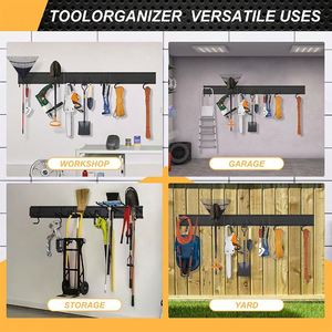 Organisateur mural de garage robuste, étagère murale suspendue pour garage et jardin, rangement d'outils et d'équipements de jardin pour mur de garage - Product Image 3