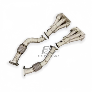 Collecteur d'échappement avant SS304 pour Volkswagen <span class=keywords><strong>Golf</strong></span> R36 <span class=keywords><strong>R32</strong></span> Magotan 2008-2011 3.6 3.0 3.2 Amélioration des performances de course - Product Image 2