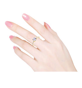 सोलिटेयर सगाई की अंगूठी 0.93ct ई रंग महिला फिंगर वादा करता है पार्टी के लिए थोक नए डिजाइन समझौता - Product Image 5