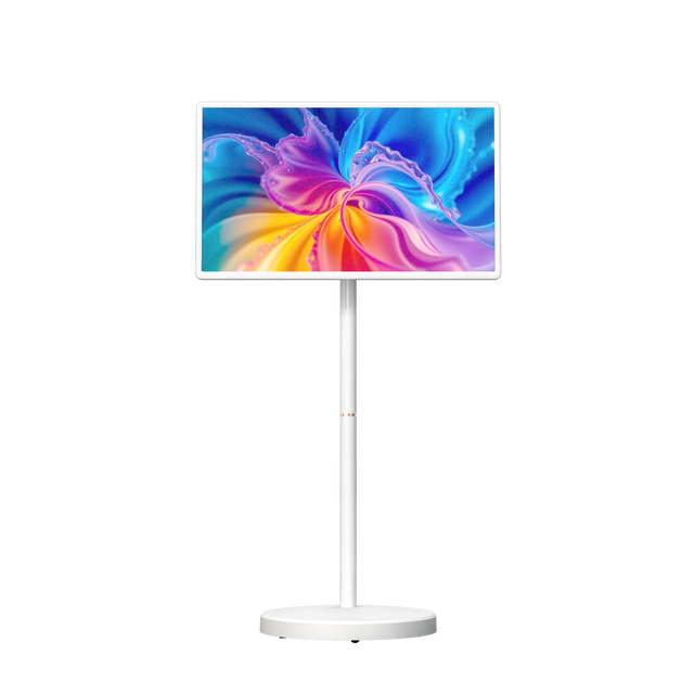 27-inch Capacitive Touch Screen Built-in Camera 13MP Portable Battery Android 15 OS Indoor Full HD Smart LCD Digital Poster OEM